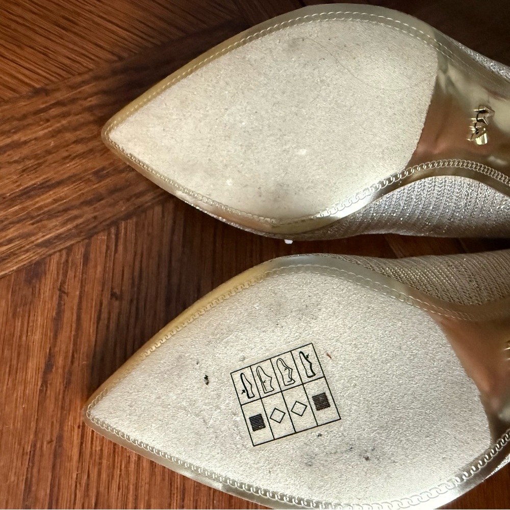 Michael Kors Gold Glitter Pumps - Picture 5 of 5